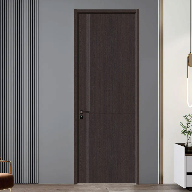 GW-113 Dubh PVC MDF doras seomra istigh