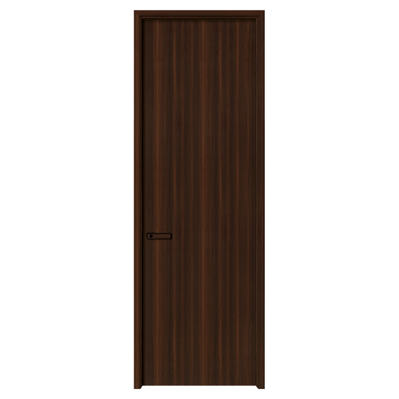 GA20-1 Walnut fráma flush taobh istigh nua-aimseartha doras PVC